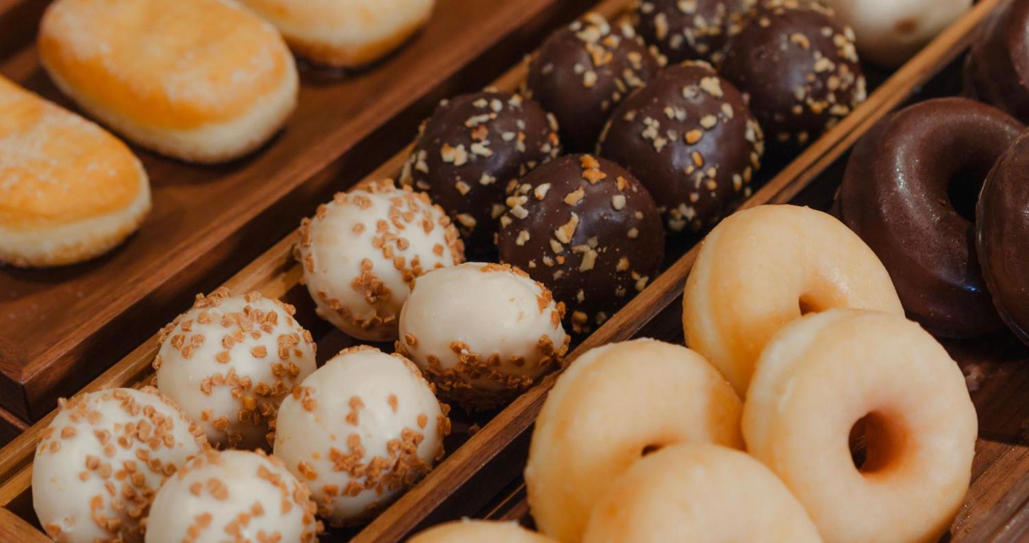 Only You Hotel Sevilla Exterior photo A selection of doughnuts
