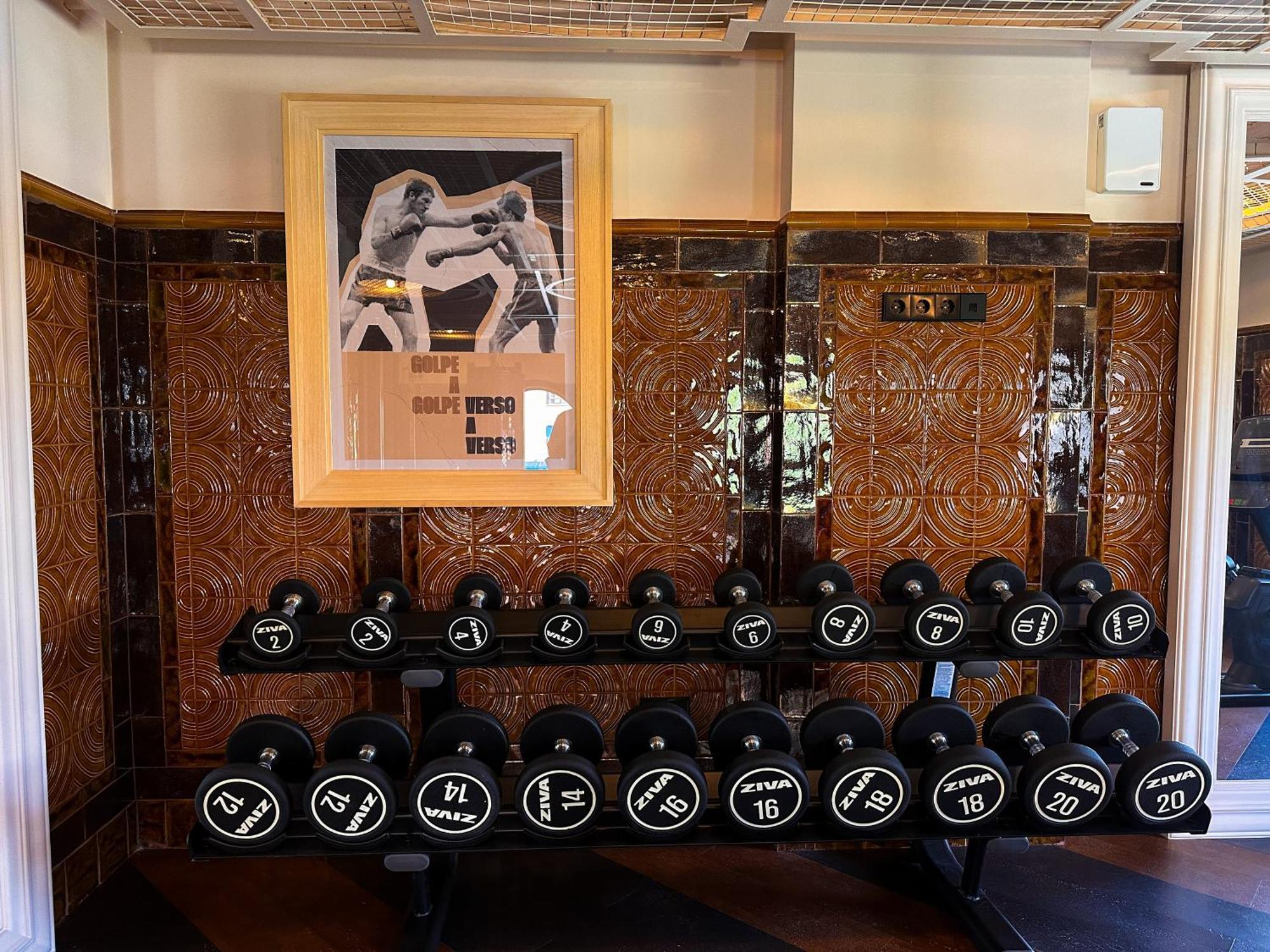 Only You Hotel Sevilla Exterior photo Dumbbells on a rack